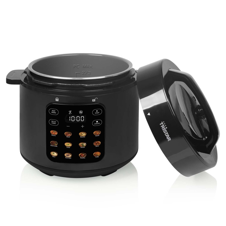 Tristar Tryckkokare 6l RK-6160 1000W Digital 12 Prog in de groep HUISHOUDEN & TUIN / Keukengerei / Overige keukengereedschap bij TP E-commerce Nordic AB (D29503)