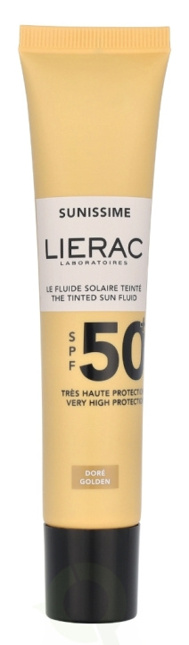Lierac Paris Lierac Sunissime The Tinted Velvety Sun Fluid SPF50+ 40 ml Golden in de groep BEAUTY & HEALTH / Huidsverzorging / Zonnebank / Zonnebescherming bij TP E-commerce Nordic AB (D29551)