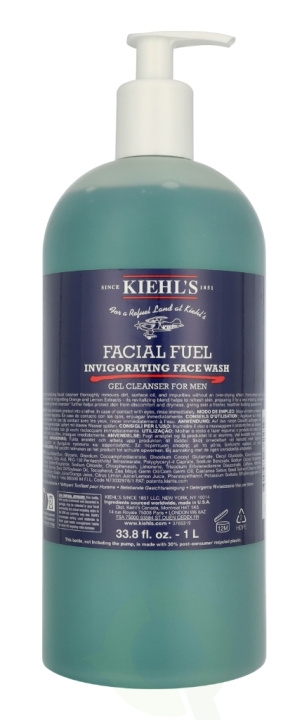 Kiehl\'s Men Facial Fuel Energizing Face Wash 1000 ml in de groep BEAUTY & HEALTH / Huidsverzorging / Gezicht / Schoonmaak bij TP E-commerce Nordic AB (D29569)