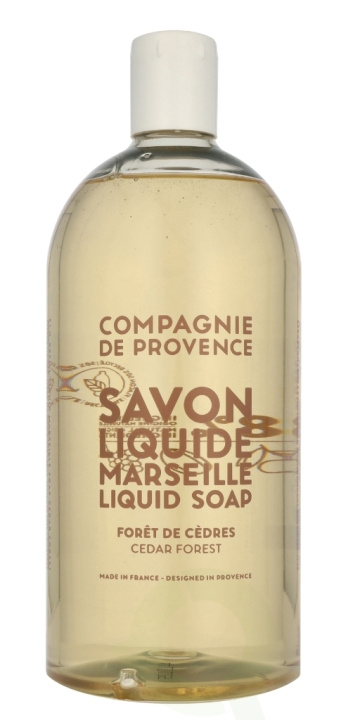Compagnie De Provence Liquid Marseille Soap Refill 1000 ml Cedar Forest in de groep BEAUTY & HEALTH / Huidsverzorging / Lichaamsverzorging / Geurende zeep bij TP E-commerce Nordic AB (D29577)