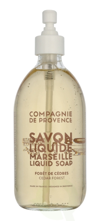 Compagnie De Provence Liquid Marseille Soap 495 ml Cedar Forest in de groep BEAUTY & HEALTH / Huidsverzorging / Lichaamsverzorging / Geurende zeep bij TP E-commerce Nordic AB (D29578)