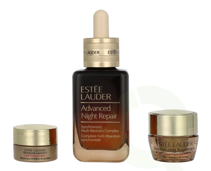 Estee Lauder Collagen Power Glow Set 58 ml Night Repair 50ml,/Revitalizing Supreme + Youth Power Eye Balm 3ml/Revitalizing Supreme/Youth Power Creme 5ml, in de groep BEAUTY & HEALTH / Huidsverzorging / Gezicht / Huidserum bij TP E-commerce Nordic AB (D29589)
