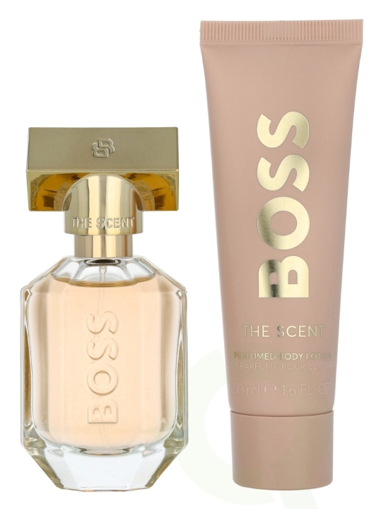 Hugo Boss The Scent For Her Giftset 80 ml Edp Spray 30ml/Body Lotion 50ml in de groep BEAUTY & HEALTH / Geuren & Parfum / Parfum / Parfumdoosjes bij TP E-commerce Nordic AB (D29610)