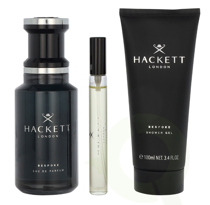 Hackett London Hackett Bespoke Giftset 210 ml Edp Spray 100 ml/Showergel 100 ml/Travel Spray 10 ml in de groep BEAUTY & HEALTH / Geuren & Parfum / Parfum / Parfumdoosjes bij TP E-commerce Nordic AB (D29624)