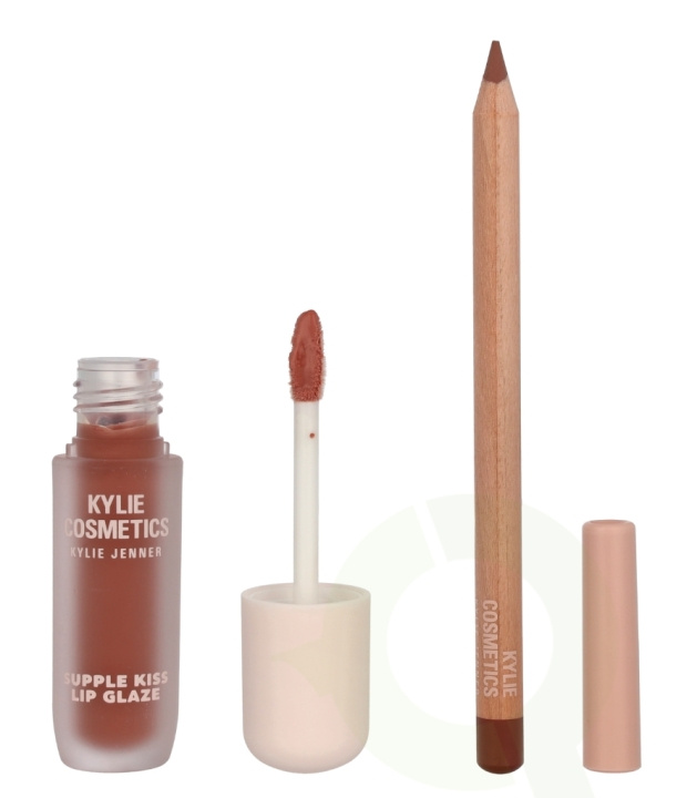 Kylie Jenner Kylie Cosmetics Supple Kiss & Precision Pout Lip Duo 4.14 ml Supple Kiss Lip Glaze 3ml/Lip Pencil 1,14g in de groep BEAUTY & HEALTH / Makeup / Lippen / Lipp gloss bij TP E-commerce Nordic AB (D29638)