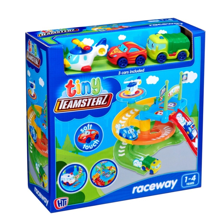 Teamsterz Tiny Teamsterz - Racebaan + 3 auto\'s (1425004) in de groep SPEELGOED, KINDER- & BABYPRODUCTEN / Speelgoed / Speelset bij TP E-commerce Nordic AB (D29657)
