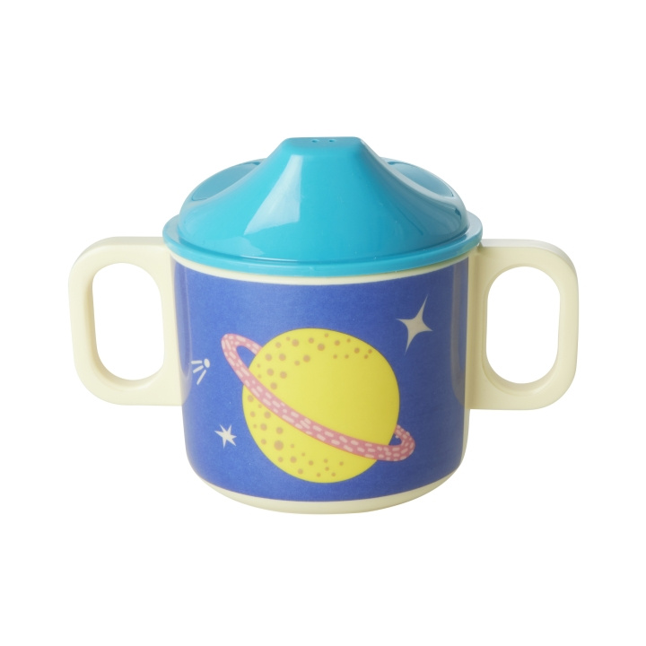RICE 2-Handige Babybeker - Galaxy-print in de groep SPEELGOED, KINDER- & BABYPRODUCTEN / Eten & Drinken / Kinderservies bij TP E-commerce Nordic AB (D29662)