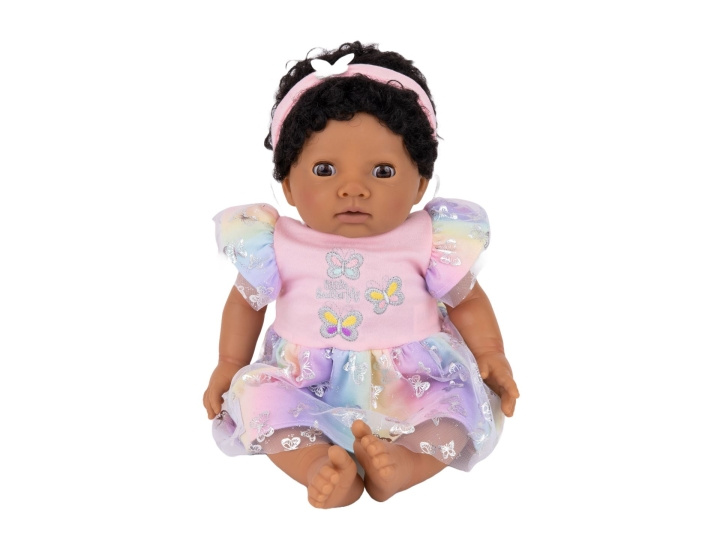 Tiny Treasure Etnische pop vlinder regenboog jurk - (30633) in de groep SPEELGOED, KINDER- & BABYPRODUCTEN / Speelgoed / Docks & Accessoires bij TP E-commerce Nordic AB (D29676)