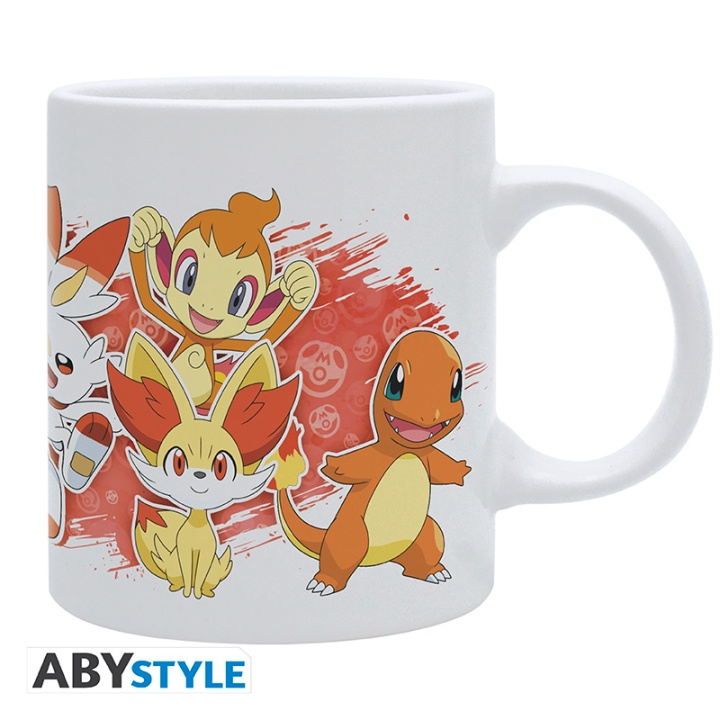 POKEMON mok Vuurstarters - Wit - 320 ml in de groep SPORT, VRIJE TIJD & HOBBY / Leuke dingen / Bekers bij TP E-commerce Nordic AB (D29684)