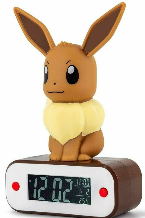 Pokémon Eevee Lichtgevende Wekker (52800POKE8) in de groep HUISHOUDEN & TUIN / Horloges & Tellers / Wekkers bij TP E-commerce Nordic AB (D29692)