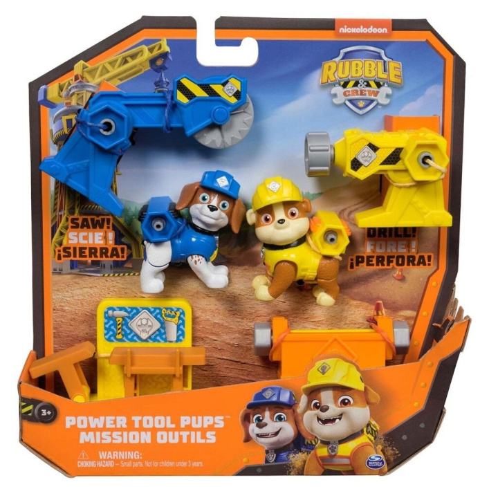 Rubble & Crew Elektrisch gereedschap Pups 2 Pack - (6071661) in de groep SPEELGOED, KINDER- & BABYPRODUCTEN / Speelgoed / Figuren, Miniaturen & accessoires bij TP E-commerce Nordic AB (D29706)
