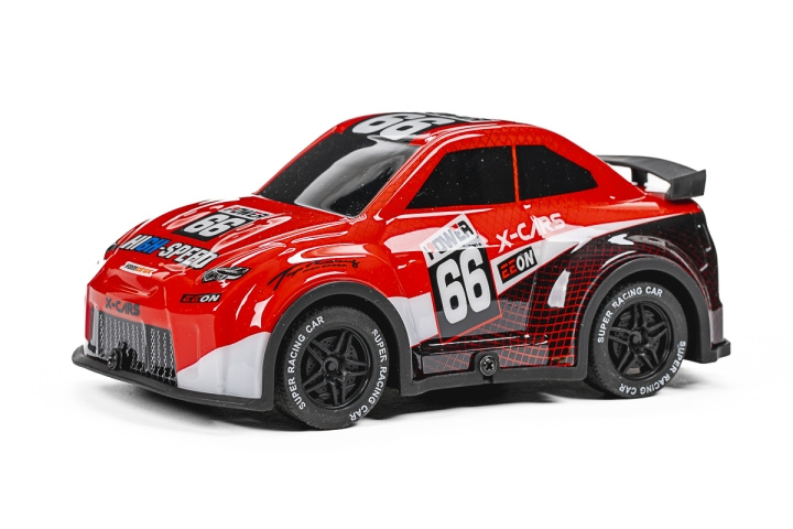 TEC-TOY Mini Rally R/C 1:24 2,4GHz met verlichting, rood (471275) in de groep SPEELGOED, KINDER- & BABYPRODUCTEN / Op afstand bestuurbaar / Afstand bestuurbare auto\'s bij TP E-commerce Nordic AB (D29724)