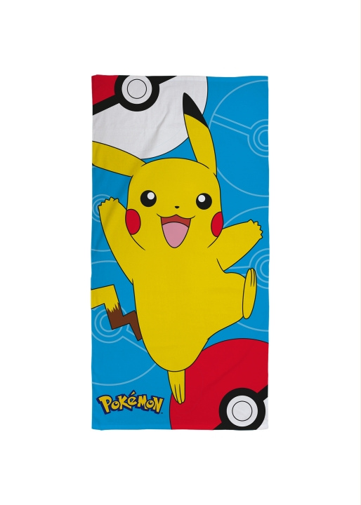 Pokémon handdoek 70x140 cm in de groep HUISHOUDEN & TUIN / Badkamer / Handdoeken bij TP E-commerce Nordic AB (D29731)