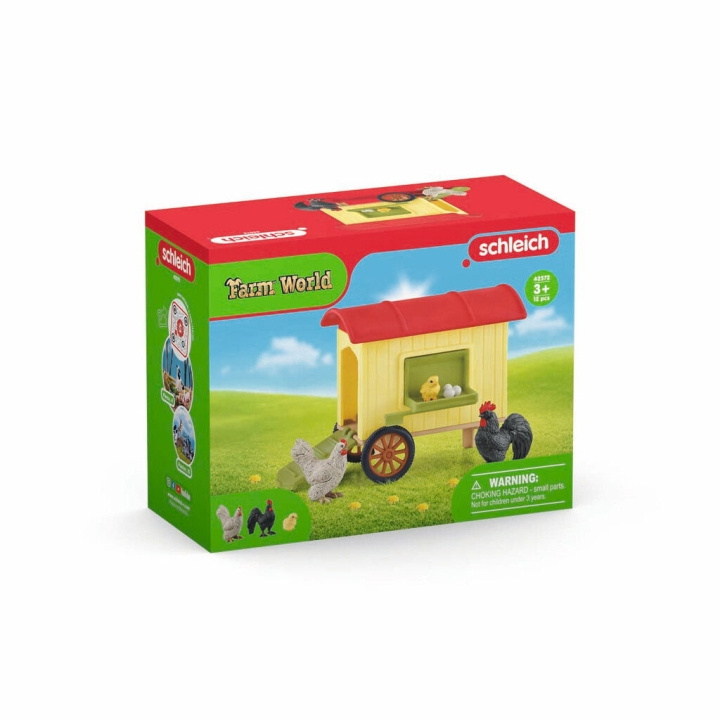 Schleich Farm World - Mobiel Kippenhok (42572) in de groep SPEELGOED, KINDER- & BABYPRODUCTEN / Speelgoed / Speelset bij TP E-commerce Nordic AB (D29748)