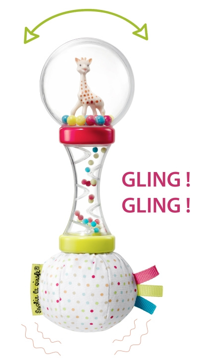 Sophie la Girafe Zachte Maracas Rammelaar (010168) in de groep SPEELGOED, KINDER- & BABYPRODUCTEN / Babyspeelgoed / Activiteitenspeelgoed bij TP E-commerce Nordic AB (D29795)