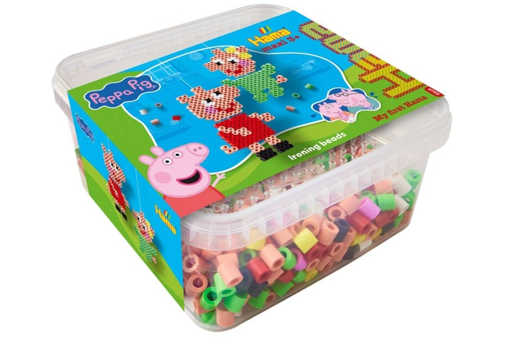 Peppa Pig Hama - Maxikralen Peppa Pig & Klein zusje (388755) in de groep SPEELGOED, KINDER- & BABYPRODUCTEN / Speelgoed / Ambachten bij TP E-commerce Nordic AB (D29802)