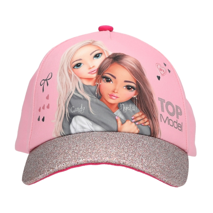 TOPModel Bedrukte pet met glitter MY BFF - Roze (413512) in de groep SPORT, VRIJE TIJD & HOBBY / Accessoires / Hoeden & Petten bij TP E-commerce Nordic AB (D29813)