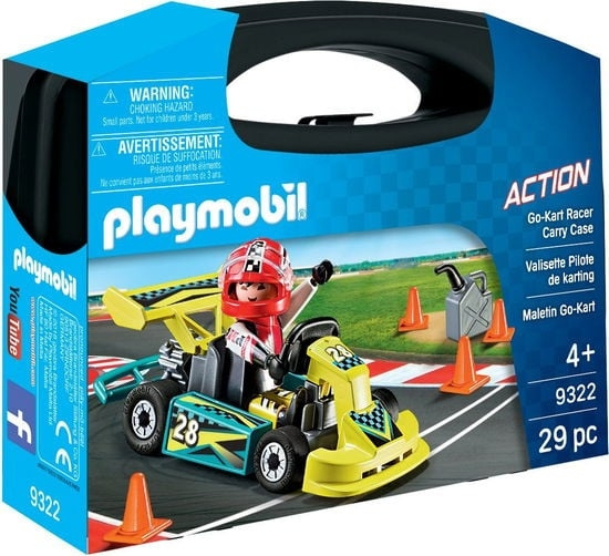 Playmobil Koffer Go Kart (9322) in de groep SPEELGOED, KINDER- & BABYPRODUCTEN / Speelgoed / Speelset bij TP E-commerce Nordic AB (D29828)