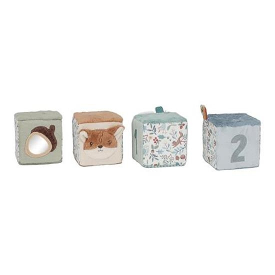 Little Dutch Set zachte kubussen Forest Friends (LD8916) in de groep SPEELGOED, KINDER- & BABYPRODUCTEN / Speelgoed / Figuren, Miniaturen & accessoires bij TP E-commerce Nordic AB (D29833)