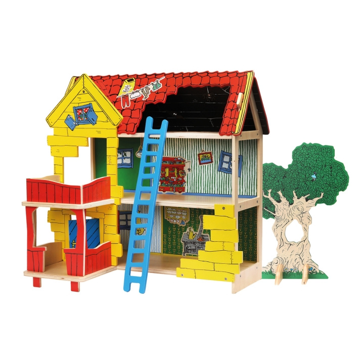 Pippi Långstrump Pippi Langstrømpe - Pippi\'s Villa Villekulla poppenhuis (18103) in de groep SPEELGOED, KINDER- & BABYPRODUCTEN / Speelgoed / Speelset bij TP E-commerce Nordic AB (D29835)