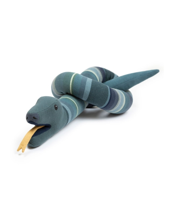 Smallstuff Kussen Speelgoed Dier Slang - Multi Groen/Blauw in de groep SPEELGOED, KINDER- & BABYPRODUCTEN / Babyspeelgoed / Knuffels bij TP E-commerce Nordic AB (D29860)