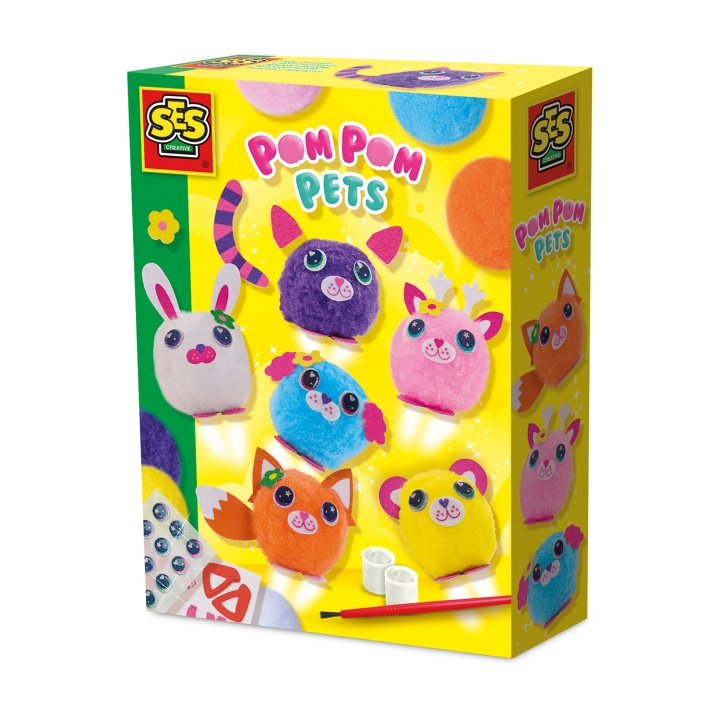 SES Creative Pom Pom huisdieren - (S14789) in de groep SPEELGOED, KINDER- & BABYPRODUCTEN / Speelgoed / Figuren, Miniaturen & accessoires bij TP E-commerce Nordic AB (D29868)