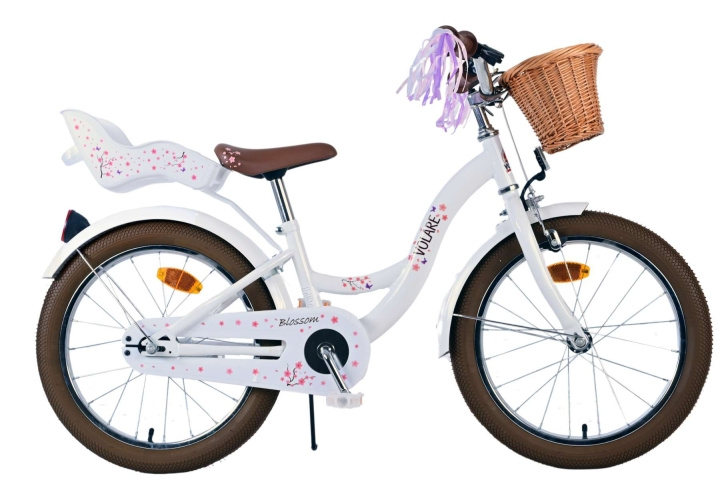 Volare Kinderfiets 18 - Bloesemwit (51834) in de groep SPEELGOED, KINDER- & BABYPRODUCTEN / Buitenspeelgoed / Fietsen & Steppen bij TP E-commerce Nordic AB (D29888)