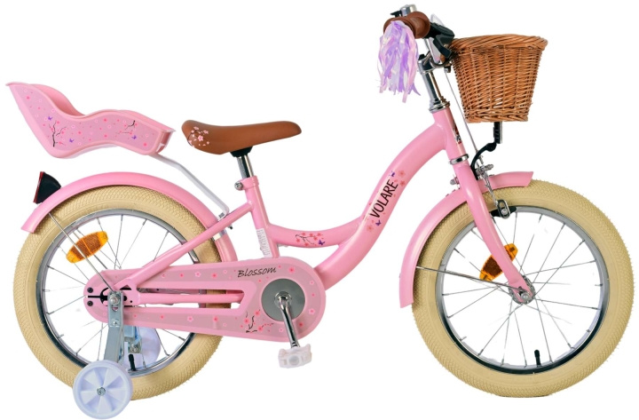 Volare Kinderfiets 16 - Bloesem Roze (51650) in de groep SPEELGOED, KINDER- & BABYPRODUCTEN / Buitenspeelgoed / Fietsen & Steppen bij TP E-commerce Nordic AB (D29889)