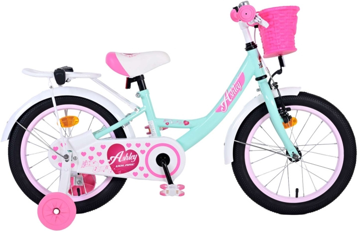 Volare Kinderfiets 16 - Ashley Green (51643) in de groep SPEELGOED, KINDER- & BABYPRODUCTEN / Buitenspeelgoed / Fietsen & Steppen bij TP E-commerce Nordic AB (D29892)
