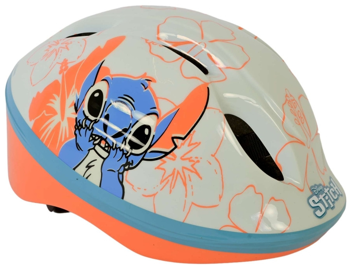 Volare Fietshelm 52-56 cm - Stitch (1033) in de groep SPORT, VRIJE TIJD & HOBBY / Sportuitrusting / Fietsaccessoires / Helmen bij TP E-commerce Nordic AB (D29898)