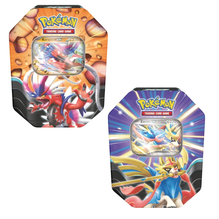Pokémon Tin Summer EX Slashing Legends (POK10377) in de groep SPEELGOED, KINDER- & BABYPRODUCTEN / Spelletje / Kaartspel bij TP E-commerce Nordic AB (D29906)
