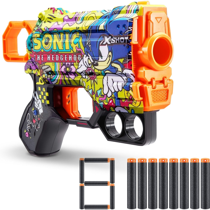 X-Shot Skins Sonic Classic (36660) in de groep SPEELGOED, KINDER- & BABYPRODUCTEN / Speelgoed / Actie spel bij TP E-commerce Nordic AB (D29949)