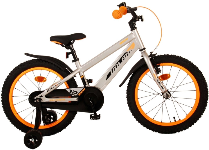Volare Kinderfiets 18 - Rocky Grijs (51853) in de groep SPEELGOED, KINDER- & BABYPRODUCTEN / Buitenspeelgoed / Fietsen & Steppen bij TP E-commerce Nordic AB (D29959)