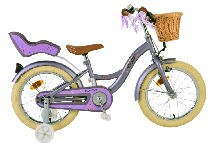 Volare Kinderfiets 16 - Blossom Paars (51652) in de groep SPEELGOED, KINDER- & BABYPRODUCTEN / Buitenspeelgoed / Fietsen & Steppen bij TP E-commerce Nordic AB (D29965)