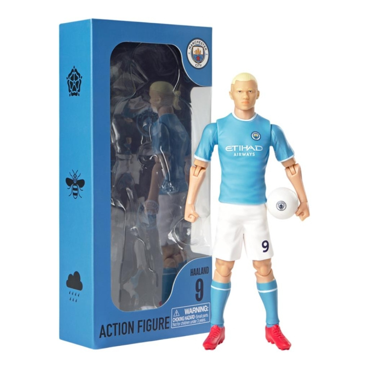 Socker Manchester City Erling Haaland 20 Cm (83323) in de groep SPEELGOED, KINDER- & BABYPRODUCTEN / Speelgoed / Figuren, Miniaturen & accessoires bij TP E-commerce Nordic AB (D29973)