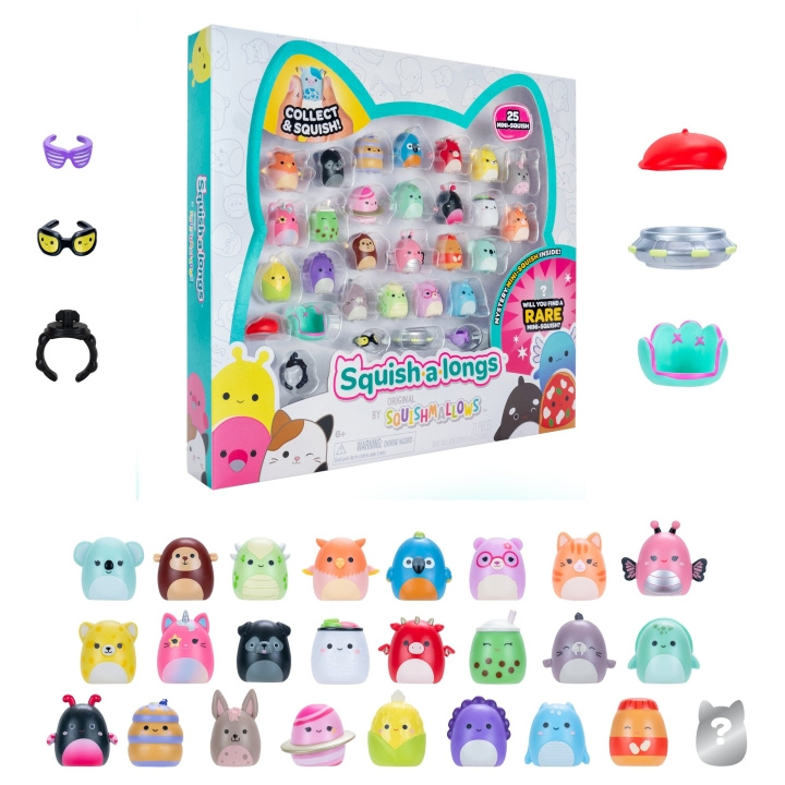 Squishalongs 2,5 cm 25 Pack Style 1 S3 (2520235) in de groep SPEELGOED, KINDER- & BABYPRODUCTEN / Speelgoed / Figuren, Miniaturen & accessoires bij TP E-commerce Nordic AB (D30005)