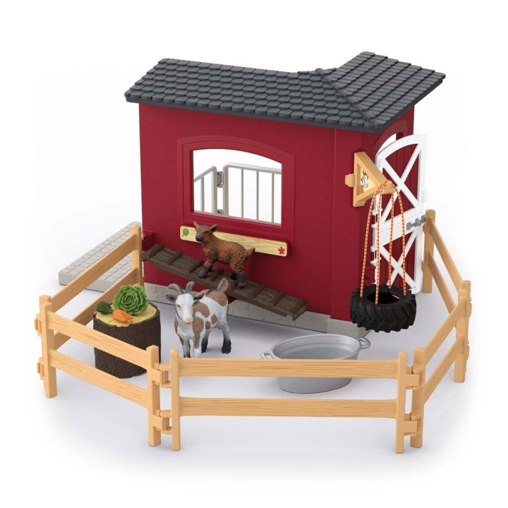 Schleich Geitenstal (42726) in de groep SPEELGOED, KINDER- & BABYPRODUCTEN / Speelgoed / Speelset bij TP E-commerce Nordic AB (D30069)