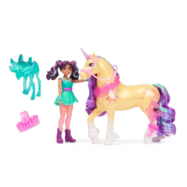 Unicorn Academy Pop & Eenhoorn V2 - Ava & Leaf (6072678) in de groep SPEELGOED, KINDER- & BABYPRODUCTEN / Speelgoed / Docks & Accessoires bij TP E-commerce Nordic AB (D30070)