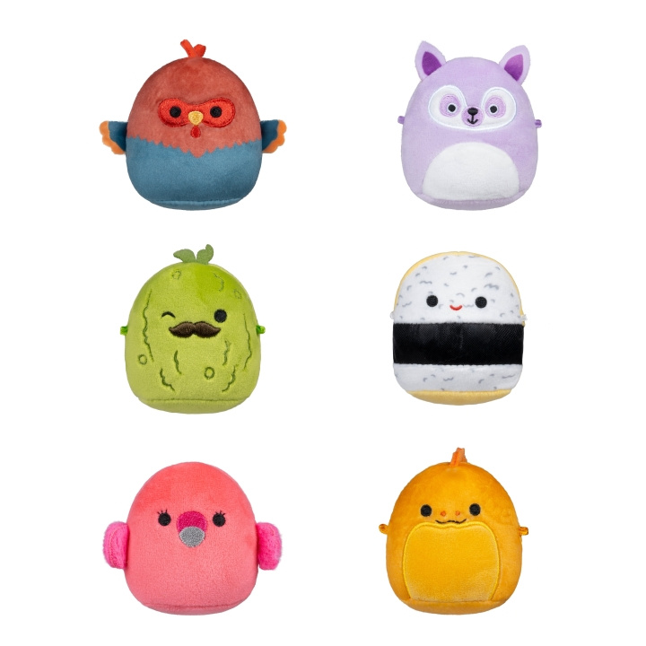 Micromallows 6 cm 6-pack pluche S2 - Charles, Onel, Mo, Cookie, Riet en Layla in de groep SPEELGOED, KINDER- & BABYPRODUCTEN / Babyspeelgoed / Knuffels bij TP E-commerce Nordic AB (D30073)
