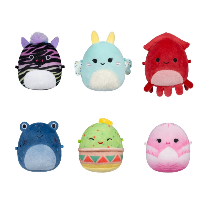 Micromallows 6 cm 6-pack Pluche S2 - Elin, Altman, Gideon, Agnolo, Safiyah en Connie in de groep SPEELGOED, KINDER- & BABYPRODUCTEN / Babyspeelgoed / Knuffels bij TP E-commerce Nordic AB (D30074)