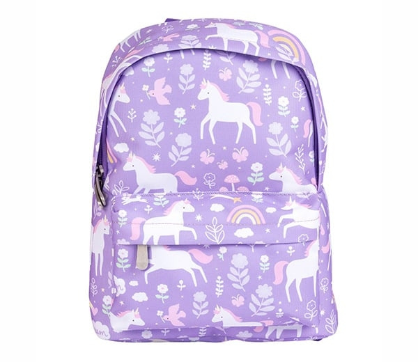 A little lovely company Rugzakje - Eenhoorn dromen - 22 x 30 x 10 cm in de groep SPEELGOED, KINDER- & BABYPRODUCTEN / Reizen / Kindertassen / Rugzakken bij TP E-commerce Nordic AB (D30109)