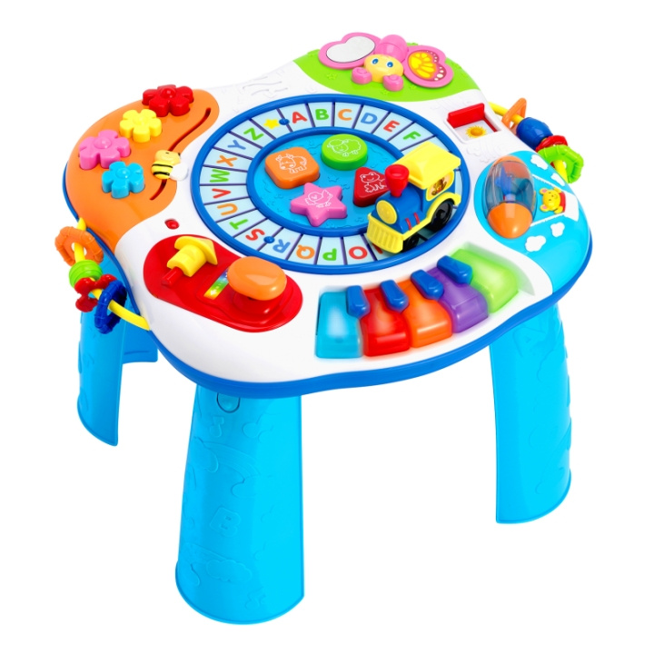 WINFUN Lettertrein & Piano activiteitentafel (000801) in de groep SPEELGOED, KINDER- & BABYPRODUCTEN / Babyspeelgoed / Activiteitenspeelgoed bij TP E-commerce Nordic AB (D30111)