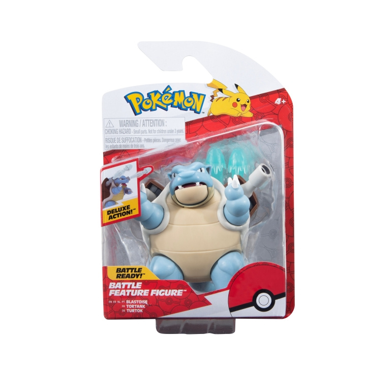 Pokémon Battle Feature Figuur Blastoise (PKW3035) in de groep SPEELGOED, KINDER- & BABYPRODUCTEN / Speelgoed / Figuren, Miniaturen & accessoires bij TP E-commerce Nordic AB (D30113)