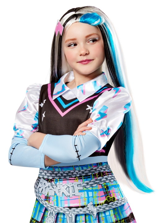 Rubies Monster High Pruik - Frankie Stein in de groep SPEELGOED, KINDER- & BABYPRODUCTEN / Speelgoed / Gemaskered kostuums bij TP E-commerce Nordic AB (D30124)