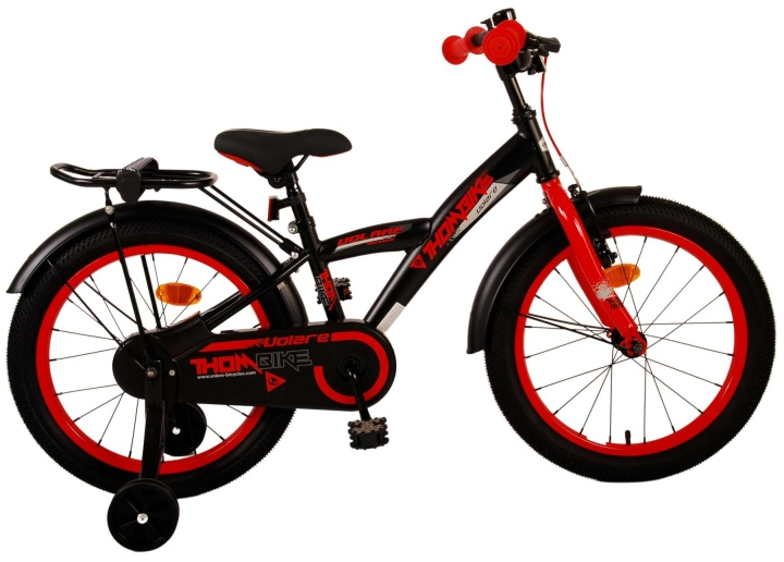 Volare Kinderfiets 18 - Thombike Zwart/Rood (51841) in de groep SPEELGOED, KINDER- & BABYPRODUCTEN / Buitenspeelgoed / Fietsen & Steppen bij TP E-commerce Nordic AB (D30138)