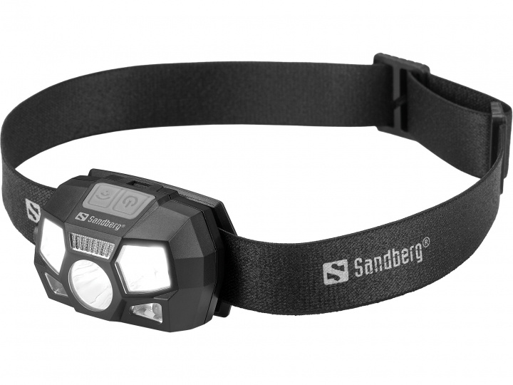Sandberg Hoofdlamp 5in1 Oplaadsensor in de groep SPORT, VRIJE TIJD & HOBBY / Zaklampen & Hoofdlampen / Hoofdlampen bij TP E-commerce Nordic AB (D30160)