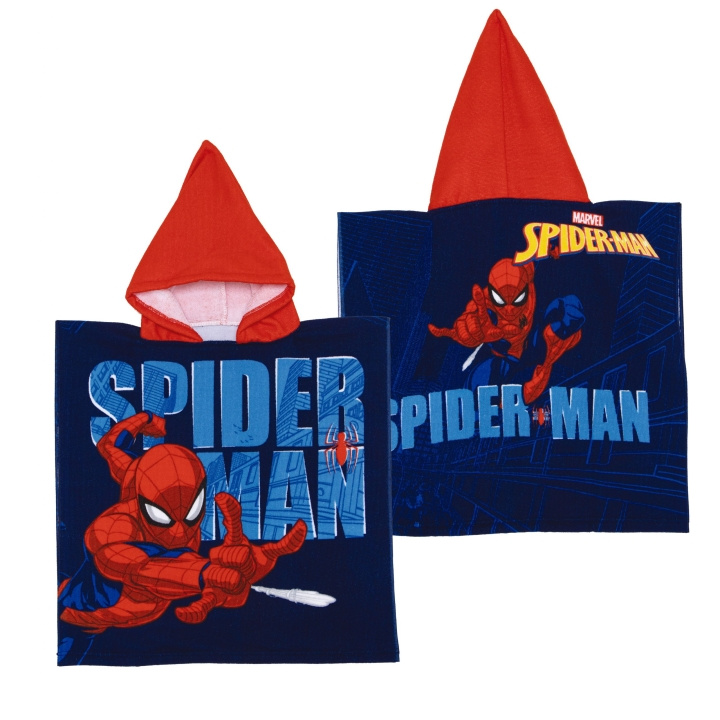 Spider-Man microvezel poncho - 50 x 100 cm (SM17002) in de groep SPORT, VRIJE TIJD & HOBBY / Leuke dingen / Leuke dingen bij TP E-commerce Nordic AB (D30267)