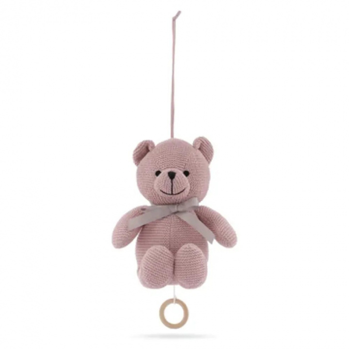 Vanilla Copenhagen Muziekmobiel - Teddy - Misty Rose (MUST7223) in de groep SPEELGOED, KINDER- & BABYPRODUCTEN / Babyspeelgoed / Knuffels bij TP E-commerce Nordic AB (D30312)