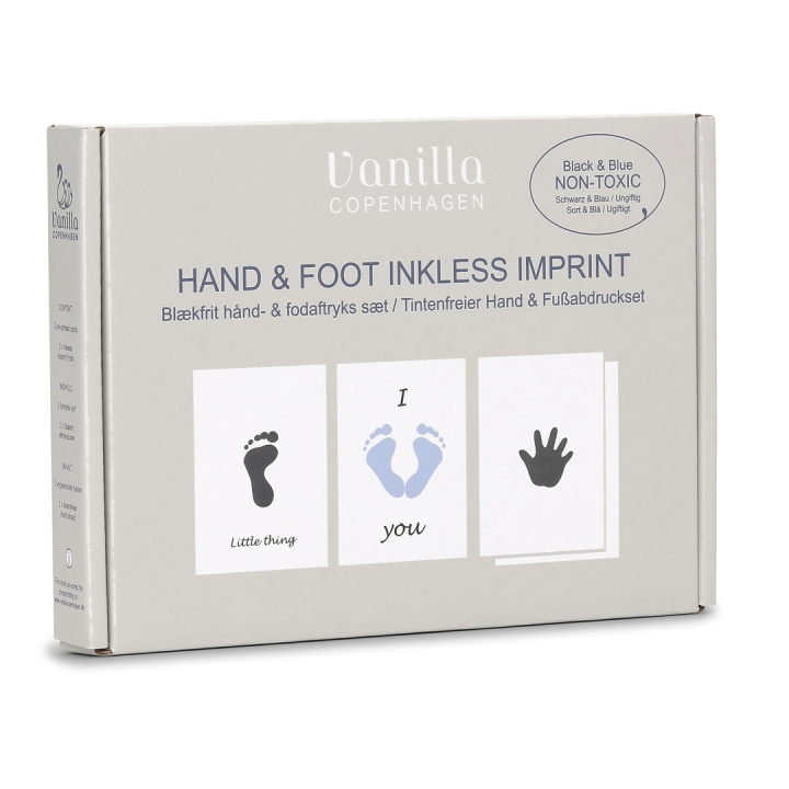 Vanilla Copenhagen Hand & Voet Inktloos Pads - Blauw-Zwart - Een maat (MEMO0324) in de groep SPORT, VRIJE TIJD & HOBBY / Leuke dingen / Handige spullen bij TP E-commerce Nordic AB (D30327)
