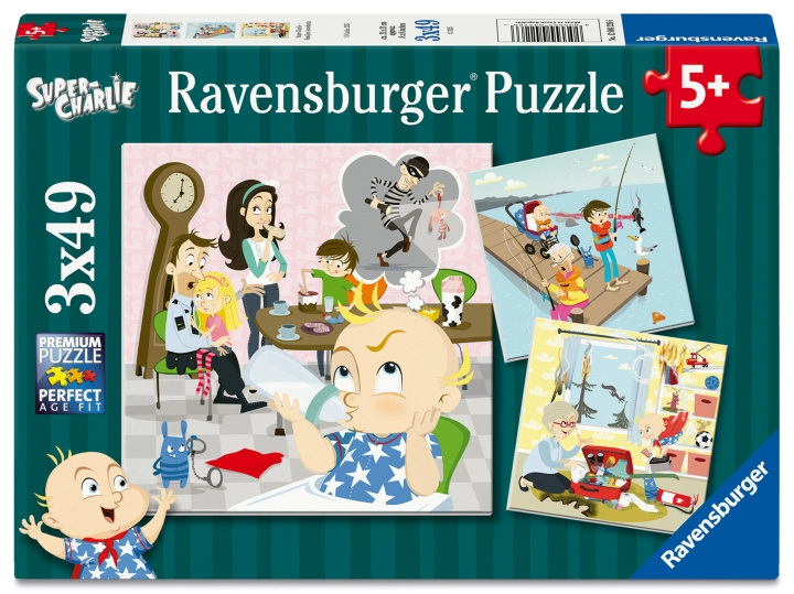 Ravensburger Super Charlie - Familjen Annorlunda (12004226) in de groep SPEELGOED, KINDER- & BABYPRODUCTEN / Speelgoed / Kinderpuzzel bij TP E-commerce Nordic AB (D30351)